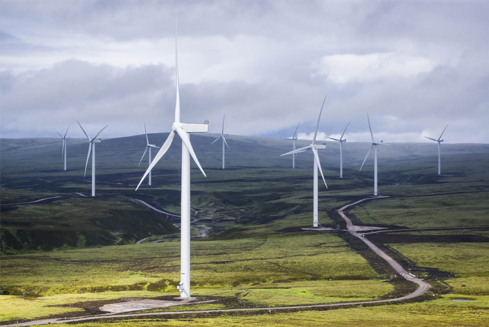 Ireland wind farms.