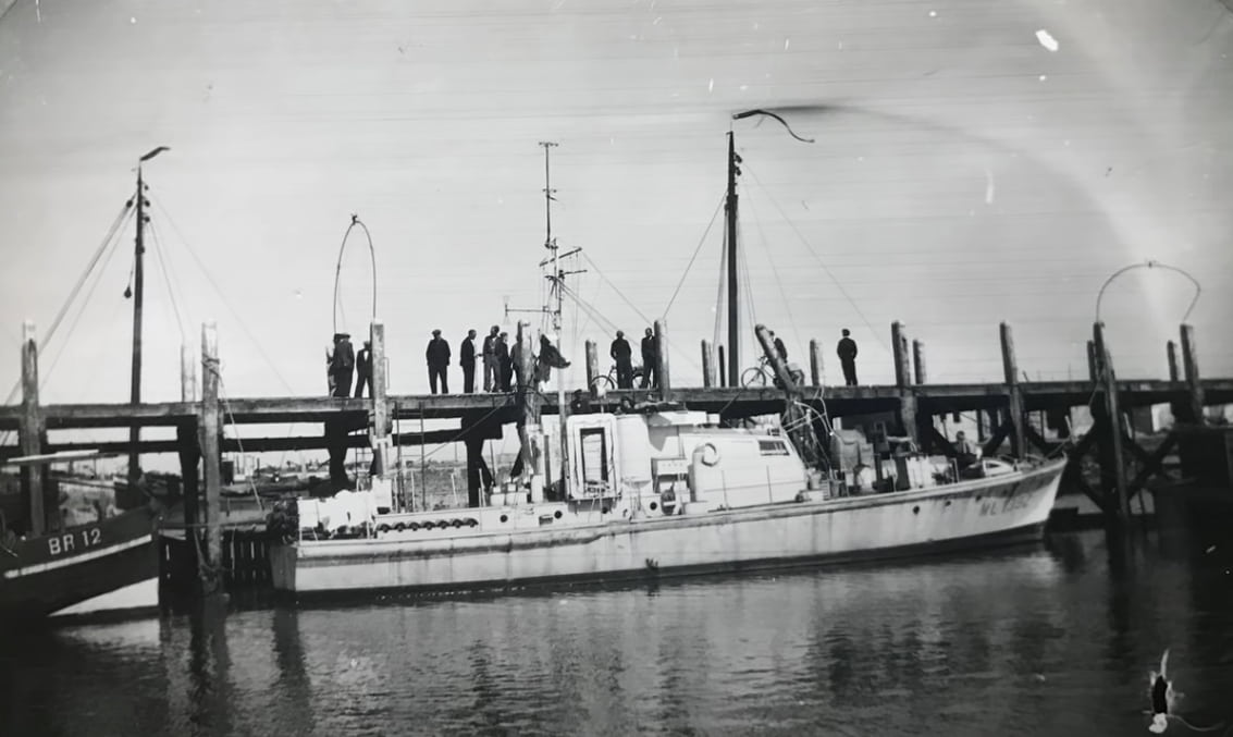 The battleship ‘ML1392' Medusa, then called the Sarinda, at its glory days