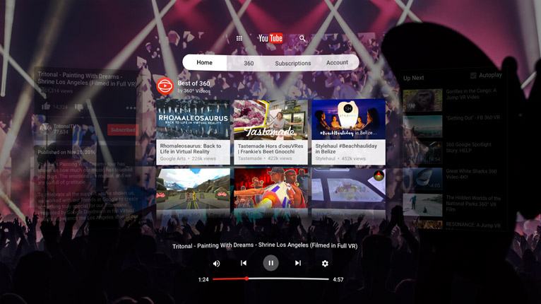 YouTube VR