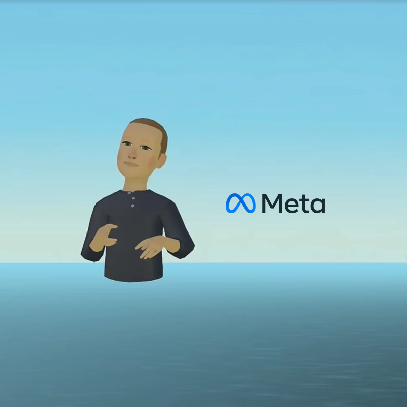 Mark Zuckerberg, Meta logo